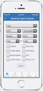 Type/Feature Search