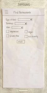 Find Restaurants Screen