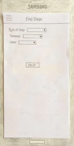 Find Shops Screen