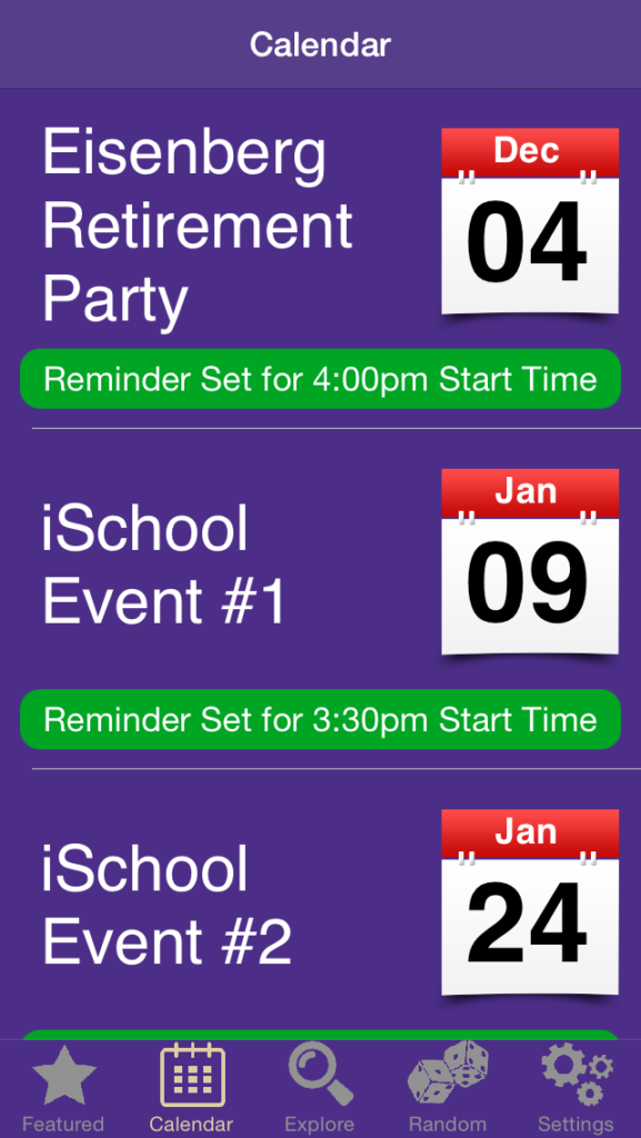 Calendar